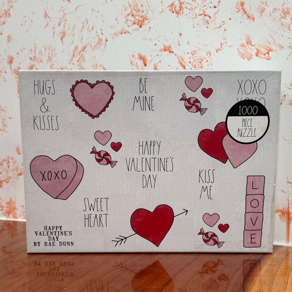 Rae Dunn Happy Valentine’s Day - 1000 Piece Puzzle